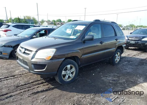 2009 Kia Sportage Lx из США, поврежденный, VIN KNDJF724397555668